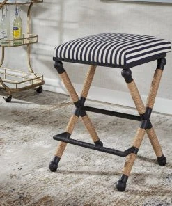 Uttermost Braddock Backless Counter Stool Bar & Counter Stools