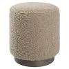 Uttermost Avila Latte Round Ottoman LIVING ROOM