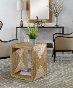 Uttermost Rora Coastal Woven Side Table 10 Uttermost Rora Coastal Woven Side Table