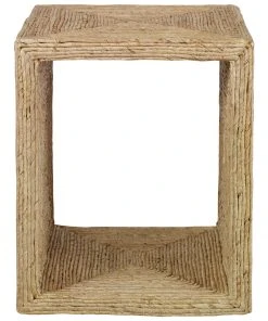 Uttermost Rora Coastal Woven Side Table