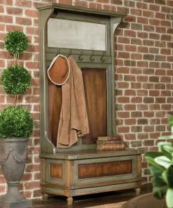 Uttermost Riyo Distressed Hall Tree LIVING ROOM