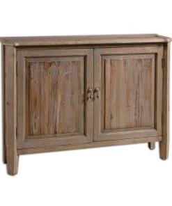 Uttermost Altair Reclaimed Wood Console Cabinet