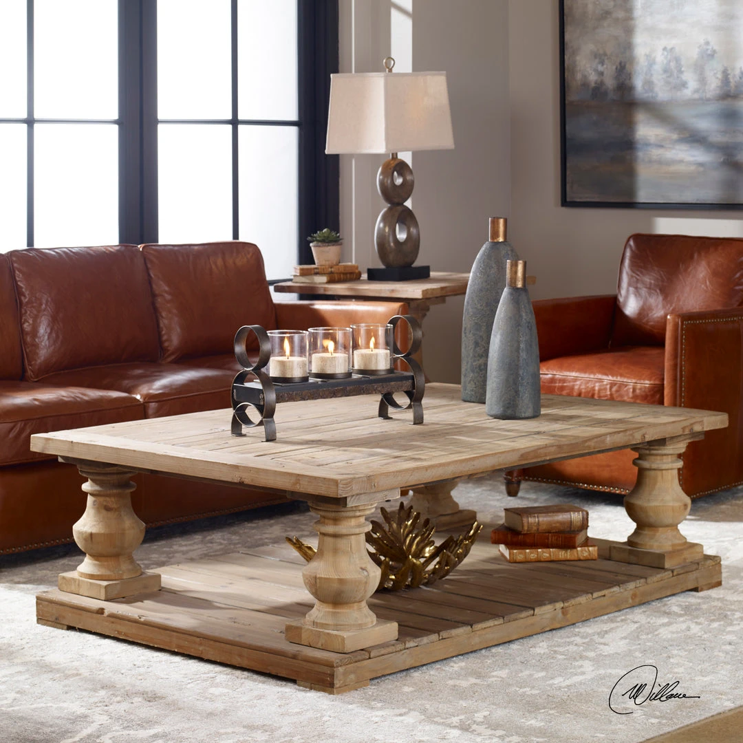 Uttermost Stratford Rustic Cocktail Table LIVING ROOM 4 Uttermost Stratford Rustic Cocktail Table LIVING ROOM
