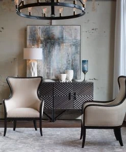 LIVING ROOM Uttermost Sandy Wing Back Armchair 11 LIVING ROOM Uttermost Sandy Wing Back Armchair