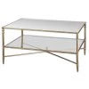 Uttermost Henzler Mirrored Glass Coffee Table