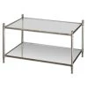 LIVING ROOM Uttermost Gannon Mirrored Glass Coffee Table