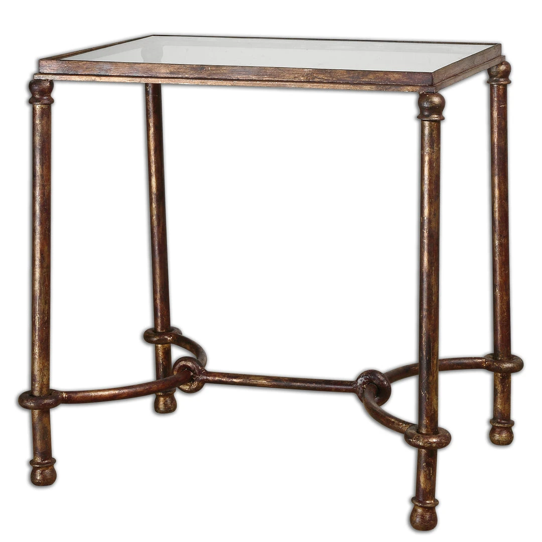 LIVING ROOM Uttermost Warring Iron End Table 3 LIVING ROOM Uttermost Warring Iron End Table