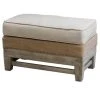 Uttermost Schafer Linen Ottoman
