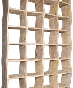 Noir Zig-Zag Bookcase