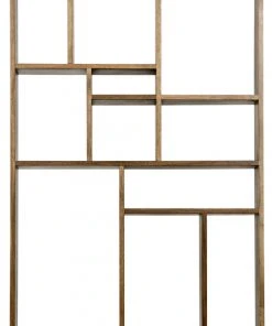 HOME OFFICE Noir Malic Shelf, Dark Walnut