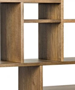 HOME OFFICE Noir Malic Shelf, Dark Walnut