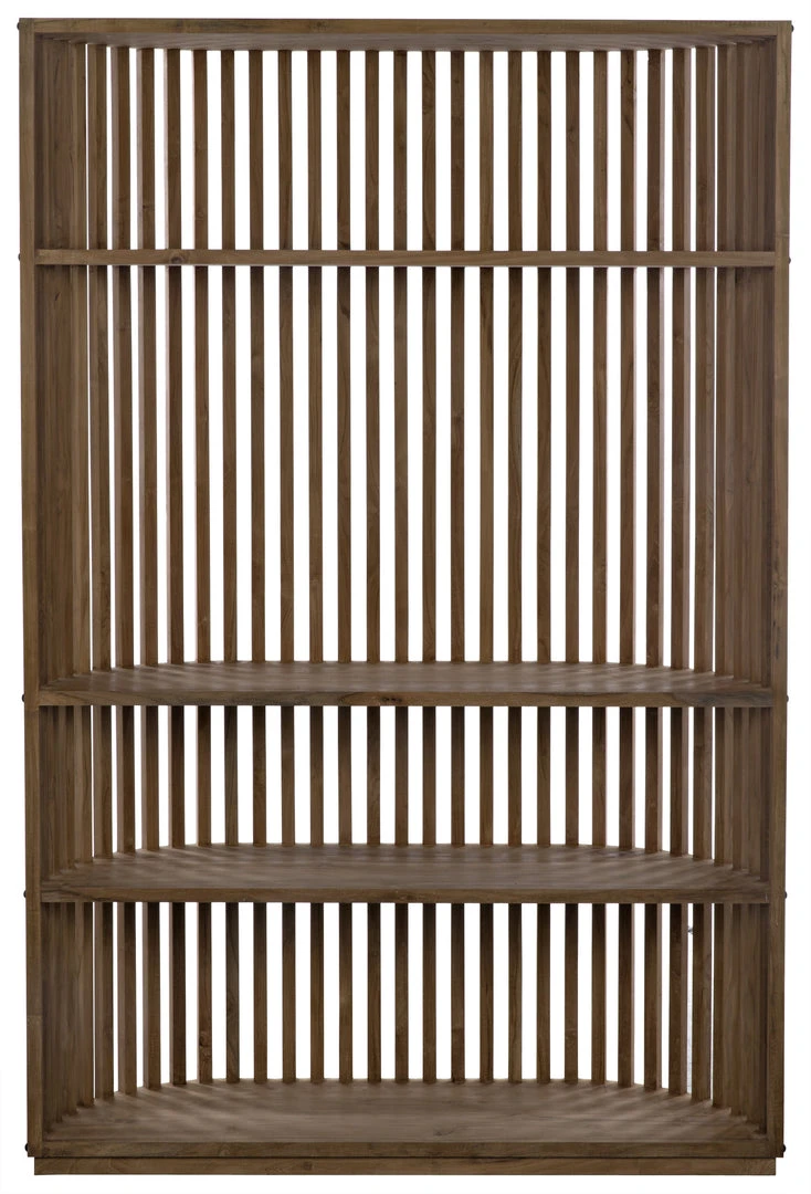 Noir Opal Bookcase, Teak HOME OFFICE 4 Noir Opal Bookcase, Teak HOME OFFICE