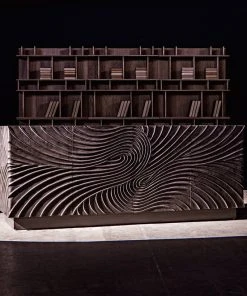 HOME OFFICE Noir Rashi Bookcase, Washed Walnut 16 HOME OFFICE Noir Rashi Bookcase, Washed Walnut