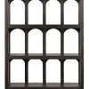 HOME OFFICE Noir Passage Bookcase, Ebony Walnut