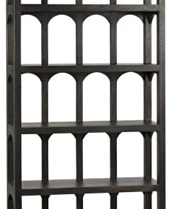 HOME OFFICE Noir Passage Bookcase, Ebony Walnut 14 HOME OFFICE Noir Passage Bookcase, Ebony Walnut