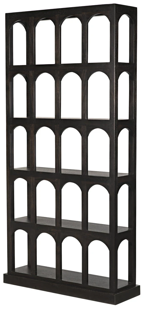 HOME OFFICE Noir Passage Bookcase, Ebony Walnut 8 HOME OFFICE Noir Passage Bookcase, Ebony Walnut