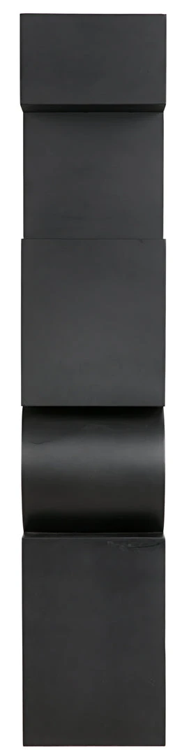 HOME OFFICE Noir Koko Bookcase, Black Metal 7 HOME OFFICE Noir Koko Bookcase, Black Metal