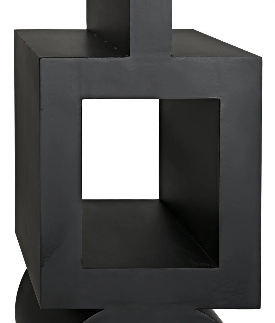 HOME OFFICE Noir Koko Bookcase, Black Metal 9 HOME OFFICE Noir Koko Bookcase, Black Metal