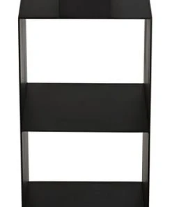 Noir Diem Bookcase, Black Metal