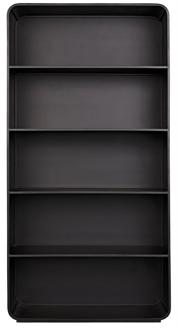 Noir Paloma Bookcase, Black Metal 5 Noir Paloma Bookcase, Black Metal