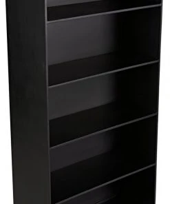 Noir Paloma Bookcase, Black Metal 12 Noir Paloma Bookcase, Black Metal