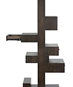 Noir Honor Bookshelf, Ebony Walnut HOME OFFICE