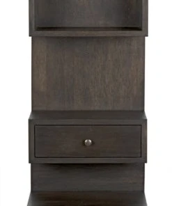 Noir Honor Bookshelf, Ebony Walnut HOME OFFICE