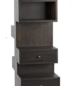 Noir Honor Bookshelf, Ebony Walnut HOME OFFICE