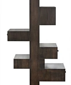 Noir Honor Bookshelf, Ebony Walnut HOME OFFICE