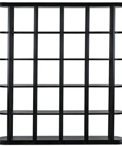 Noir Foster Bookcase, Black Metal HOME OFFICE