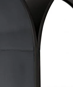 Noir Luna Bookcase, Black Metal HOME OFFICE