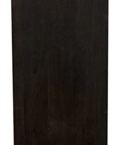 HOME OFFICE Noir Wright Bookcase, Dark Walnut With Ebony Walnut
