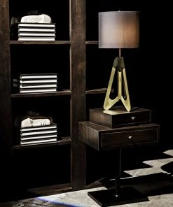 Noir Leiden Bookcase, Ebony Walnut