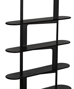 Noir Ochoa Bookcase, Black Metal 15 Noir Ochoa Bookcase, Black Metal