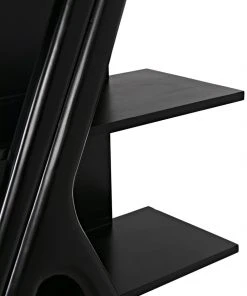 HOME OFFICE Noir Vetra Bookcase, Hand Rubbed Black