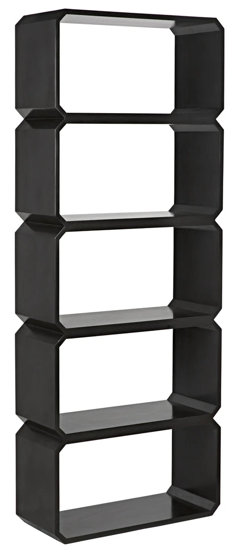 HOME OFFICE Noir Zane Bookcase, Pale 3 HOME OFFICE Noir Zane Bookcase, Pale