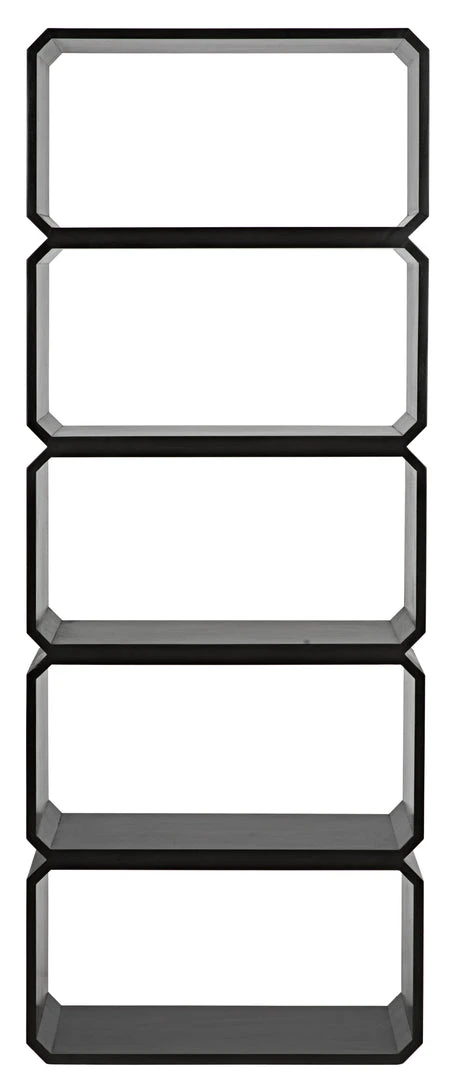 HOME OFFICE Noir Zane Bookcase, Pale 5 HOME OFFICE Noir Zane Bookcase, Pale