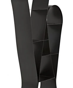 HOME OFFICE Noir Zaha Bookcase, Black Metal 17 HOME OFFICE Noir Zaha Bookcase, Black Metal