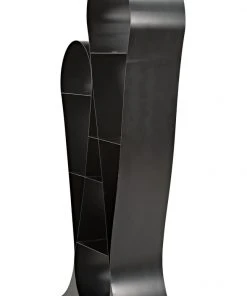 HOME OFFICE Noir Zaha Bookcase, Black Metal 20 HOME OFFICE Noir Zaha Bookcase, Black Metal