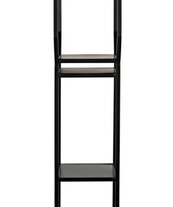 Noir Downtown B Bookcase, Black Metal 17 Noir Downtown B Bookcase, Black Metal
