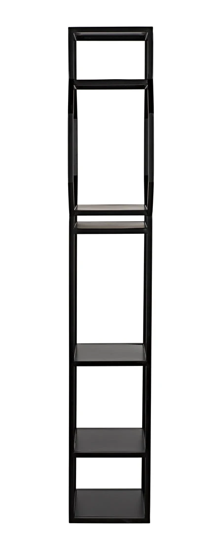 Noir Downtown B Bookcase, Black Metal 8 Noir Downtown B Bookcase, Black Metal