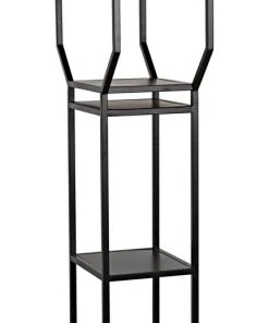 Noir Downtown B Bookcase, Black Metal 18 Noir Downtown B Bookcase, Black Metal