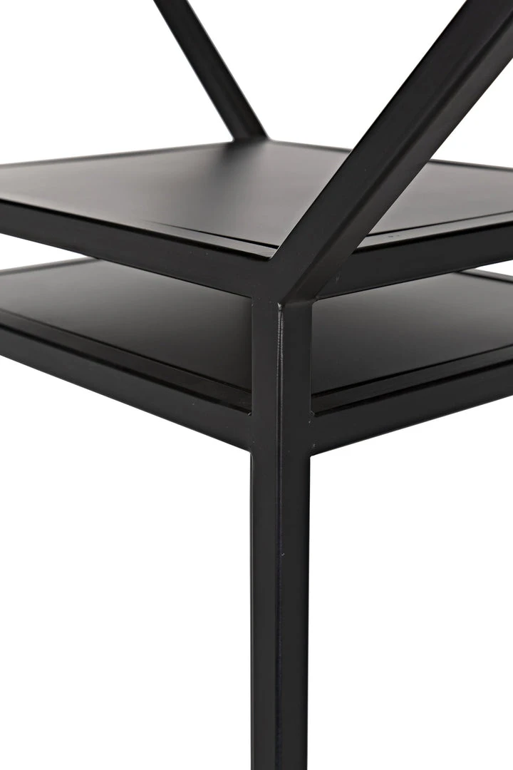 Noir Downtown B Bookcase, Black Metal 11 Noir Downtown B Bookcase, Black Metal