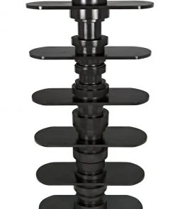 Noir Ladera Bookcase, Pale