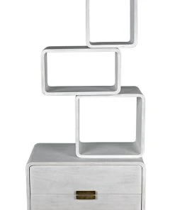 HOME OFFICE Noir Belini Bookcase, White Wash 15 HOME OFFICE Noir Belini Bookcase, White Wash