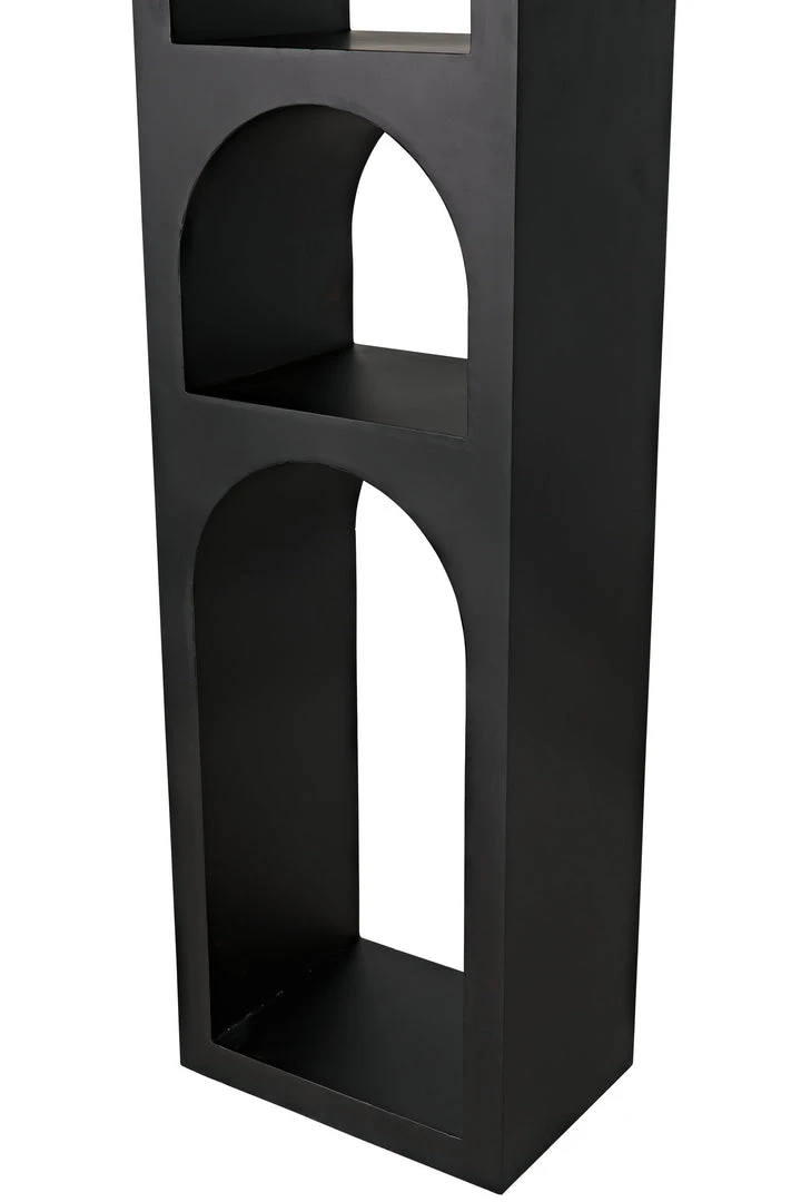 HOME OFFICE Noir Aqueduct Bookcase, B, Black Metal 12 HOME OFFICE Noir Aqueduct Bookcase, B, Black Metal