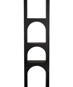 HOME OFFICE Noir Aqueduct Bookcase, B, Black Metal 14 HOME OFFICE Noir Aqueduct Bookcase, B, Black Metal