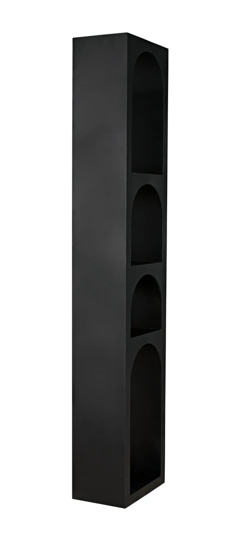 HOME OFFICE Noir Aqueduct Bookcase, B, Black Metal 7 HOME OFFICE Noir Aqueduct Bookcase, B, Black Metal