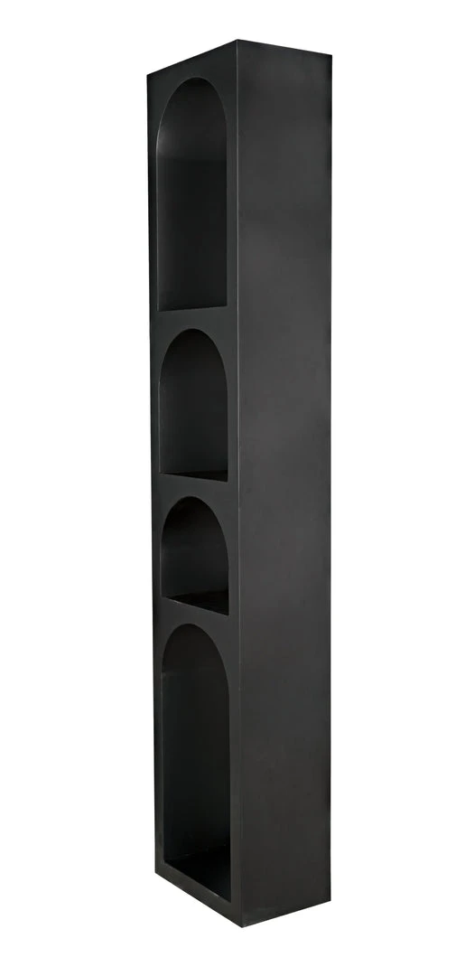 HOME OFFICE Noir Aqueduct Bookcase, B, Black Metal 9 HOME OFFICE Noir Aqueduct Bookcase, B, Black Metal