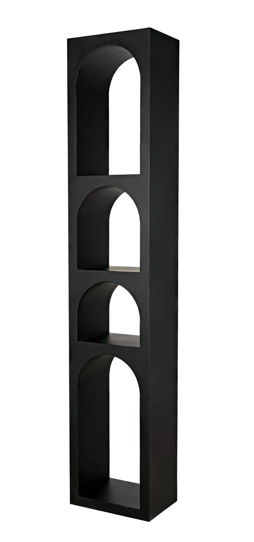 HOME OFFICE Noir Aqueduct Bookcase, B, Black Metal 10 HOME OFFICE Noir Aqueduct Bookcase, B, Black Metal